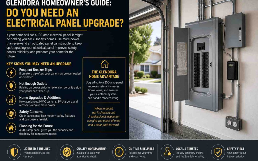 Glendora Homeowner’s Guide: Do You Need an Electrical Panel Upgrade?
