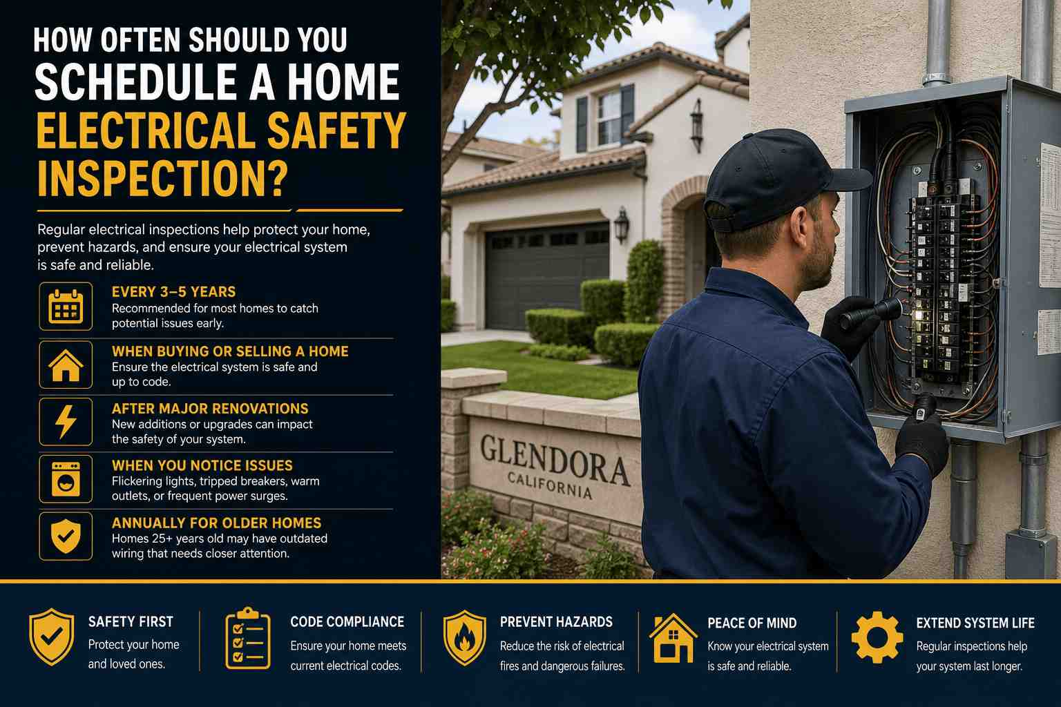 How Often Should You Schedule a Home Electrical Safety Inspection? How Often Should You Schedule a Home Electrical Safety Inspection?