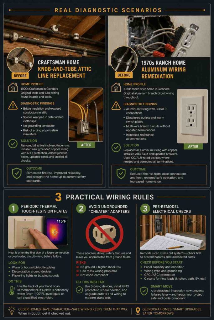 5 Dangerous Signs of Outdated Electrical Wiring in Older Glendora Homes 7