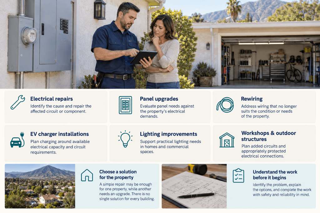 Electrical Services in San Dimas, CA: Safe, Reliable Power for Local Homes and Properties 15 A Local Electrician for San Dimas Homes and Businesses