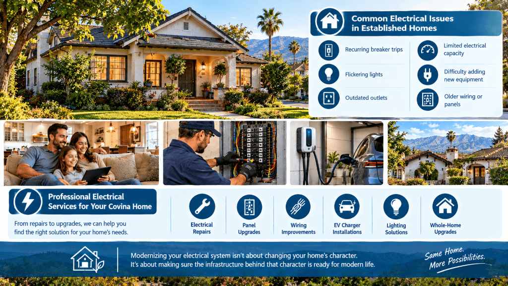 Trustworthy Electrical Services in Covina, CA: Modernizing Historic Corridors & Mid-Century Homes 13